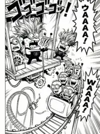 Minion Rollercoaster Fun Coloring Page